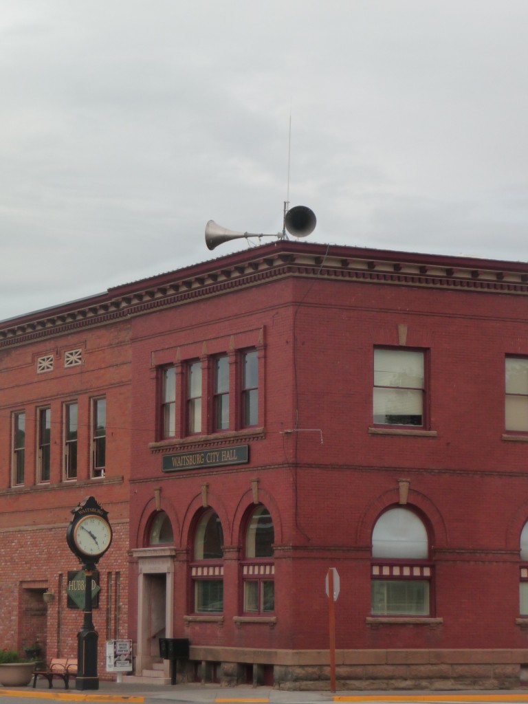This Waitsburg building had some super horns. I forgot to ask what they were for