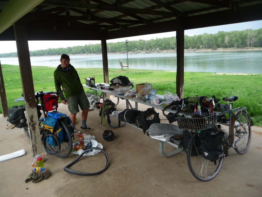 packing a touring bike