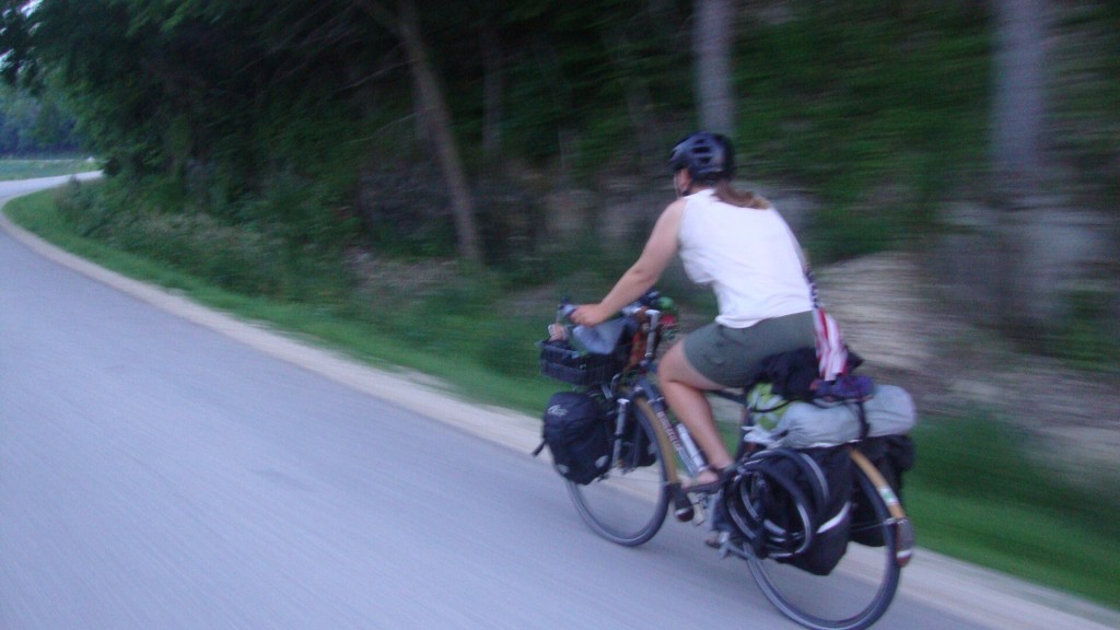 Riding bikes in Iowa