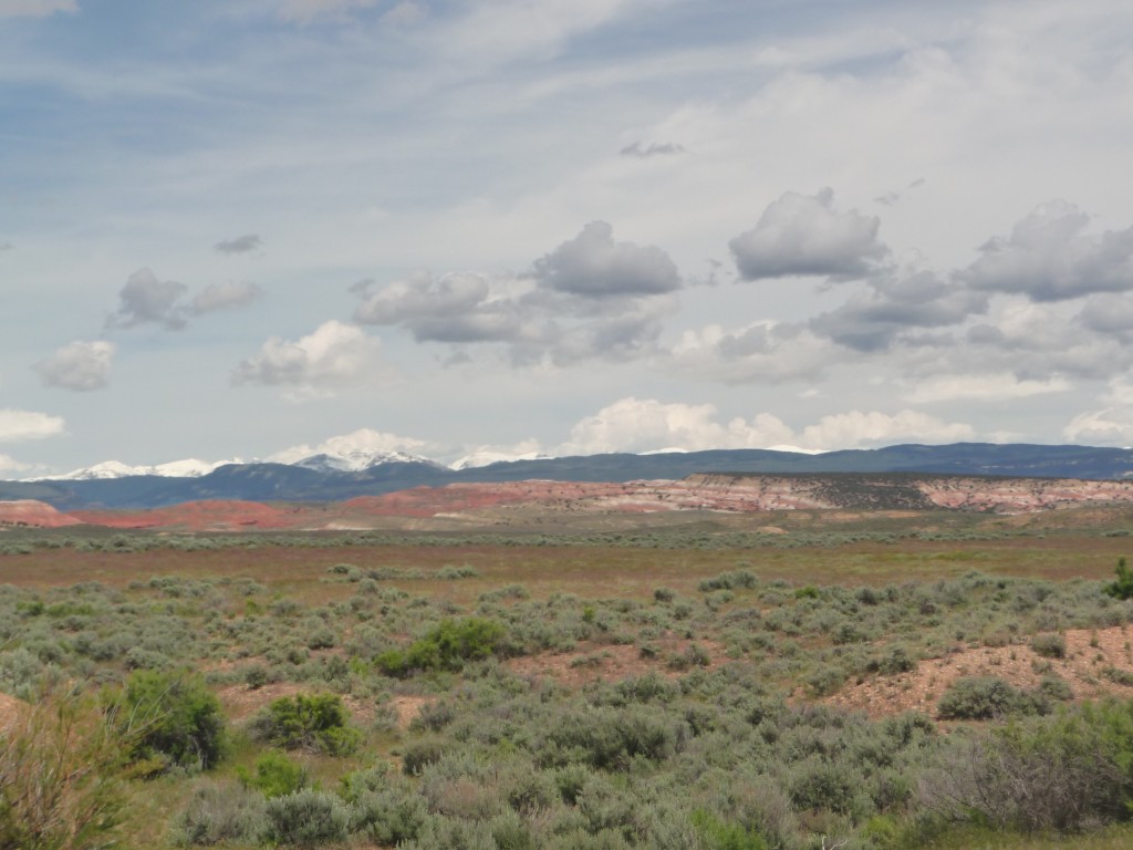 Massive landscape of wyoming