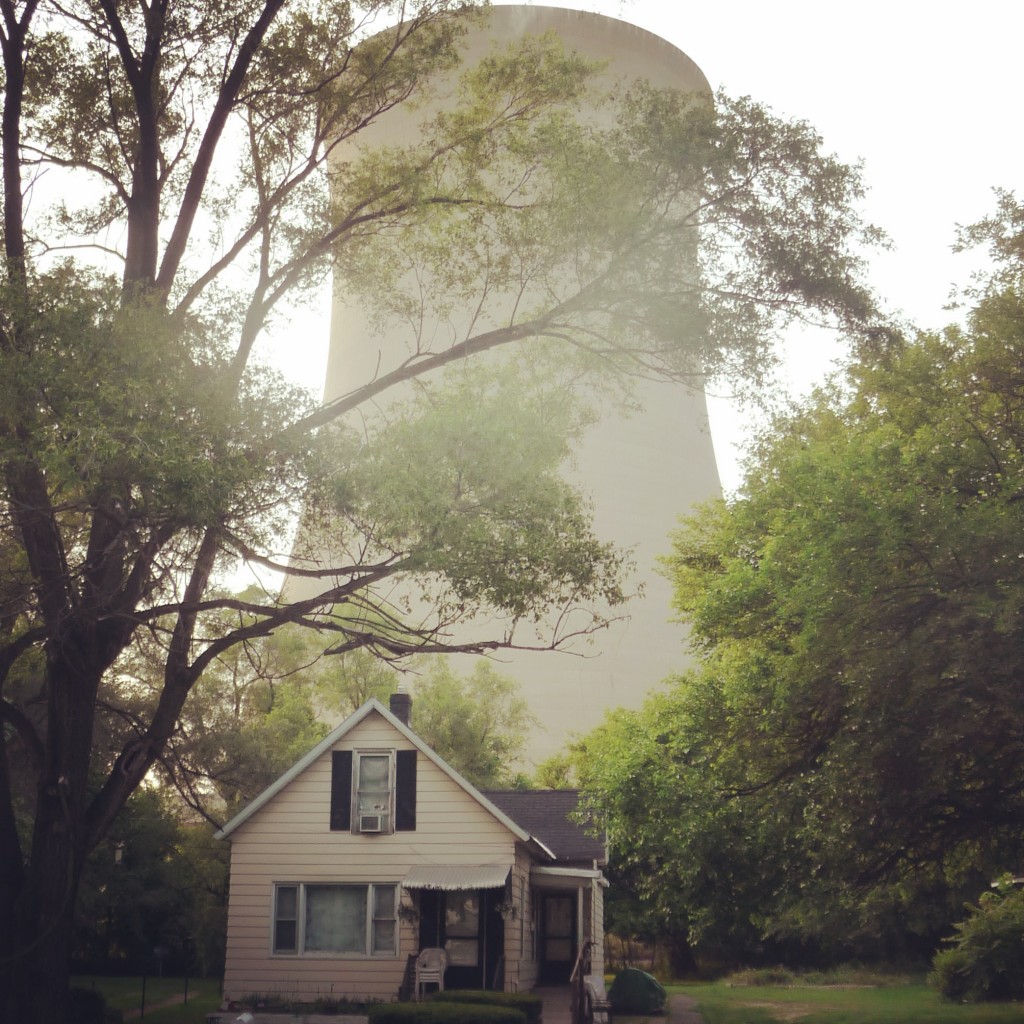 Stink snapped this picture in Michigan City. Turns out, it's not nuclear!