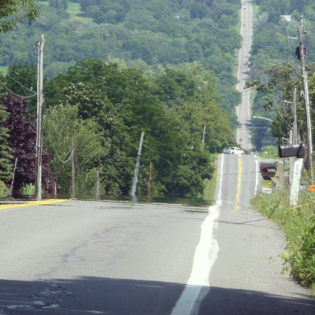 As you can see, we've rollled into mountain territory once more...