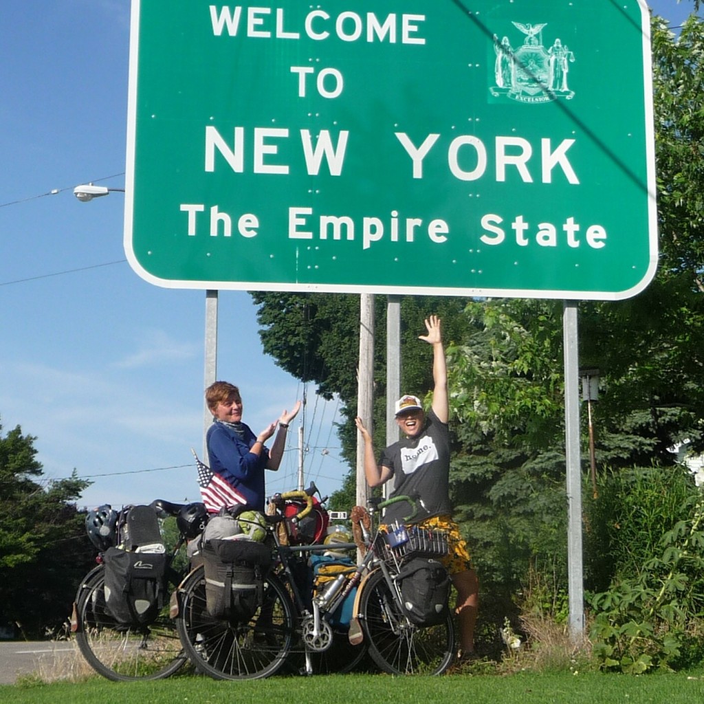 Cyclists in new york