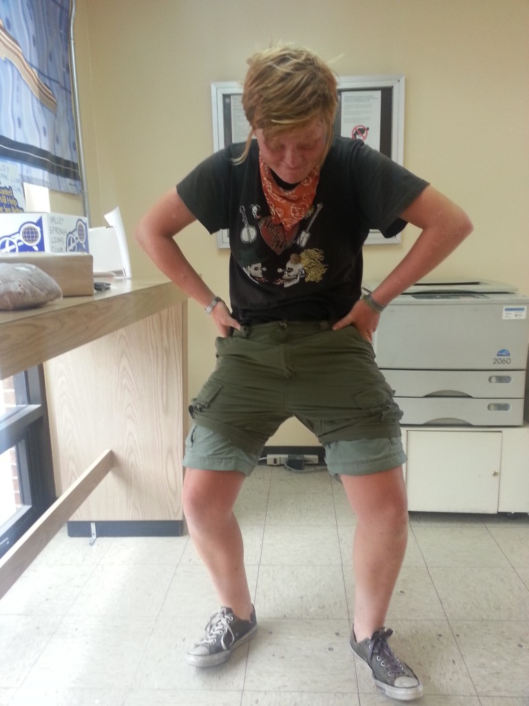 oops, I put them on top of my  swamp shorts.