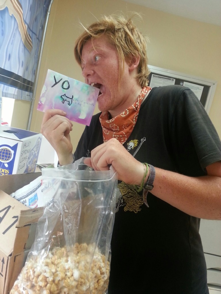 oops, eating the wrong thing.