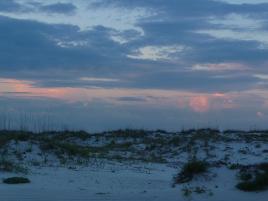 blury sunrise