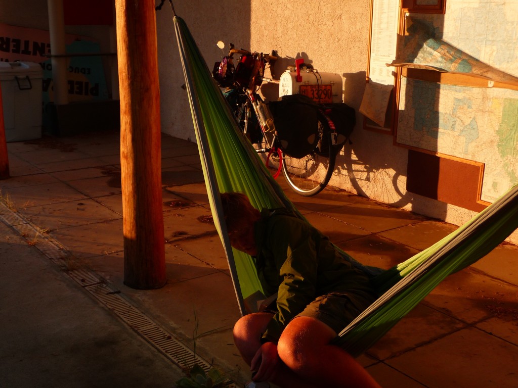 Camping at the ranger station