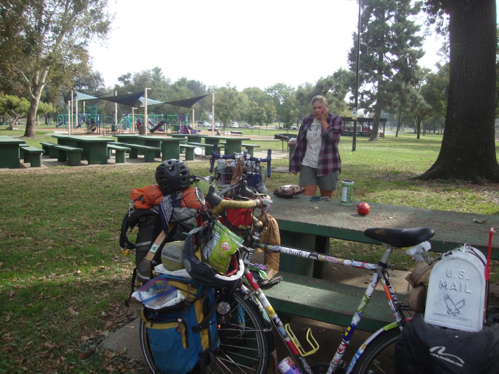 we stopped and napped at park though...