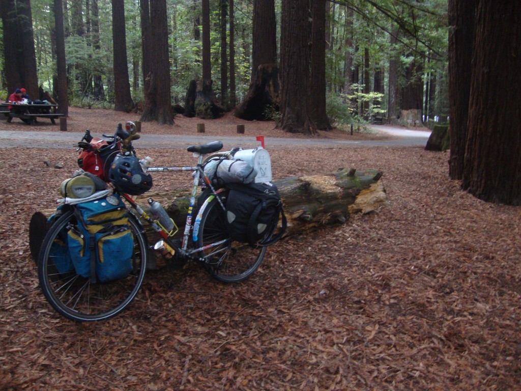 cycle scoot all packed up and ready to go