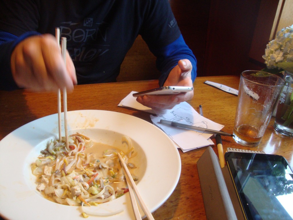 mmm, lunch! I haven't got out for lunch in ages!