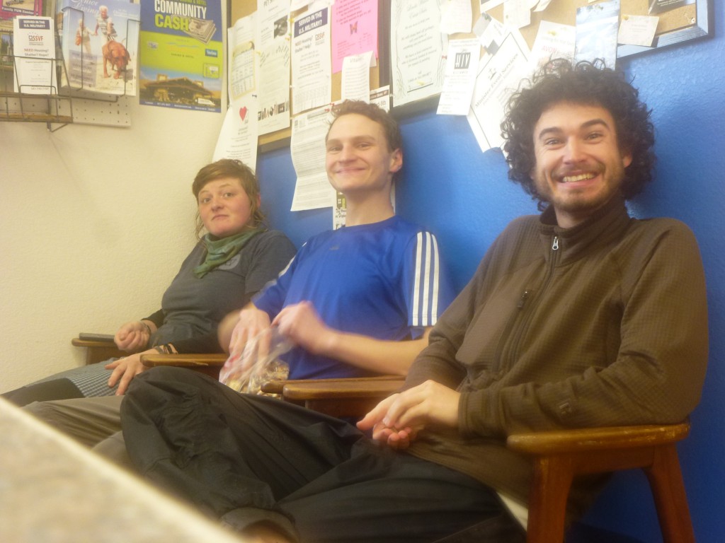 Happy biking family.