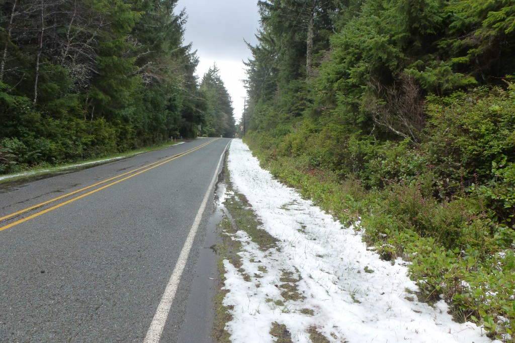 Some leftover snow on Seven Devils Road