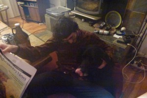 Kyle, and Borris, the horse. or dog.